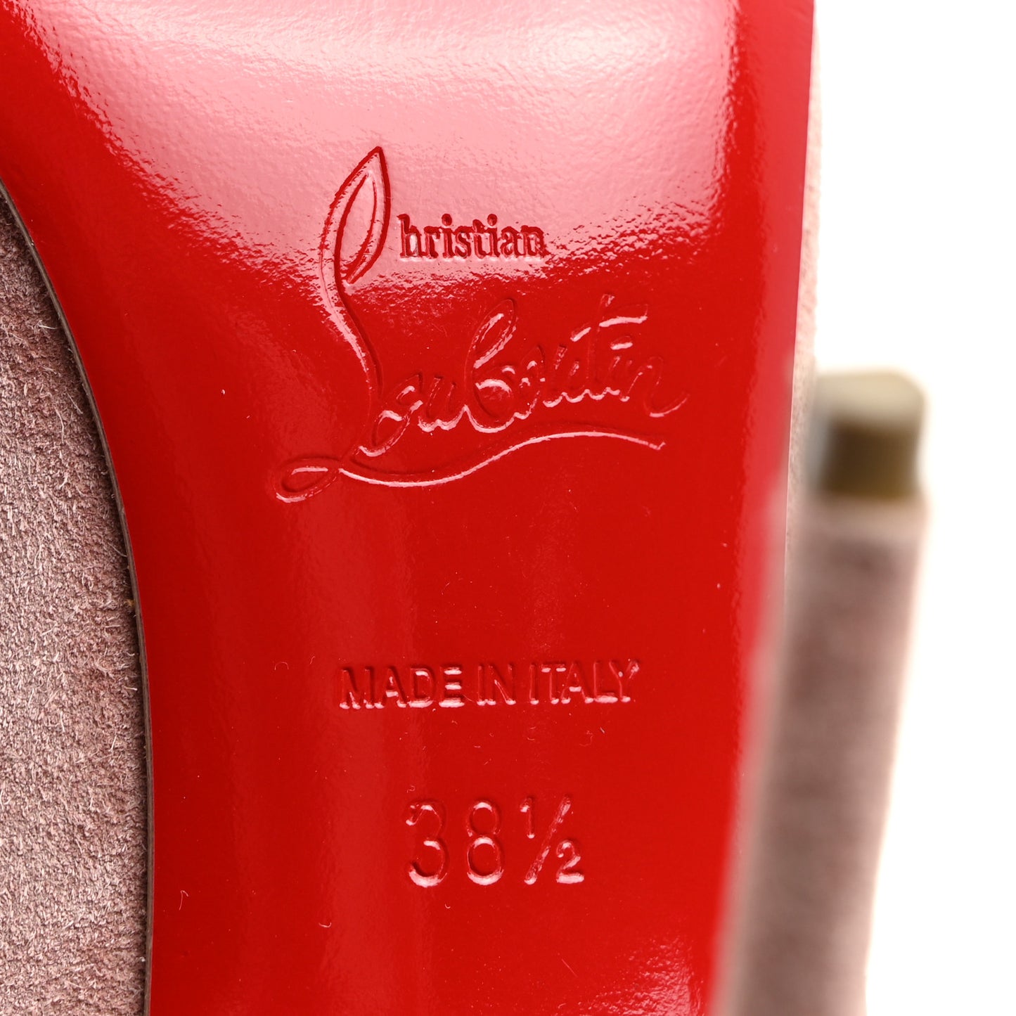 Veau Velours Anjalina 100 Pumps 38.5 Pink Bronze