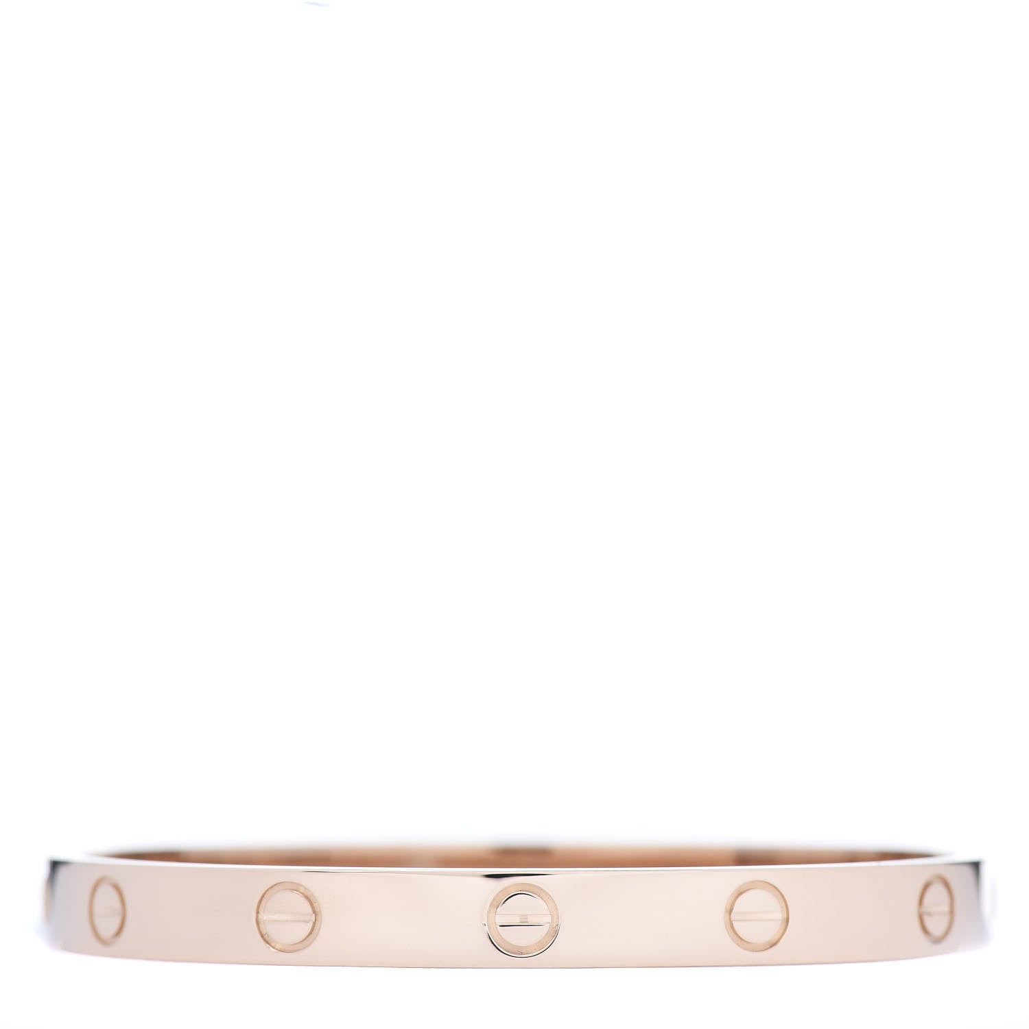 Cartier 18K Pink Gold LOVE Bracelet 17 3 of 6