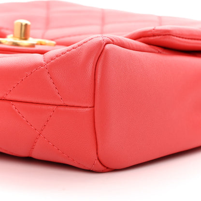Chanel Lambskin Quilted Side-Packs Red 11 of 16