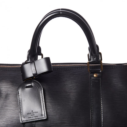 Louis Vuitton Epi Keepall 55 Black 7 of 10