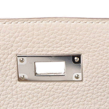 Hermes Togo Au Galop Kelly Retourne 32 Craie Rouge H Fauve Black 13 of 26
