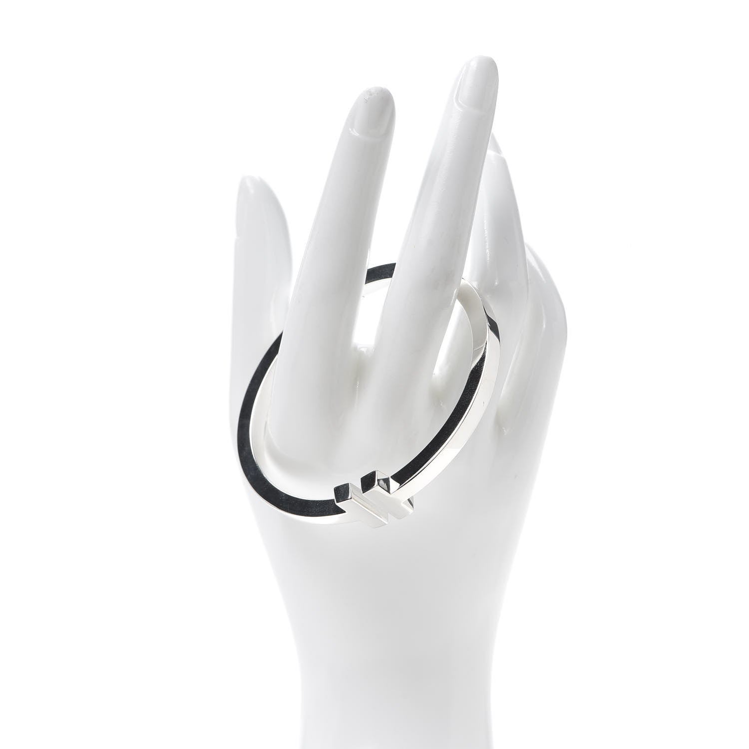 Tiffany Sterling Silver T Square Bracelet 2 of 4