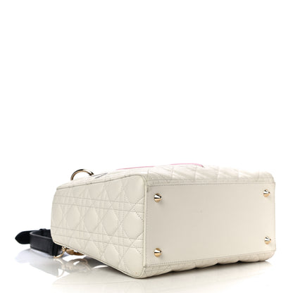 Christian Dior Lambskin Cannage DiorAmour Chinese Valentines Medium Lady Dior Multicolor 3 of 11