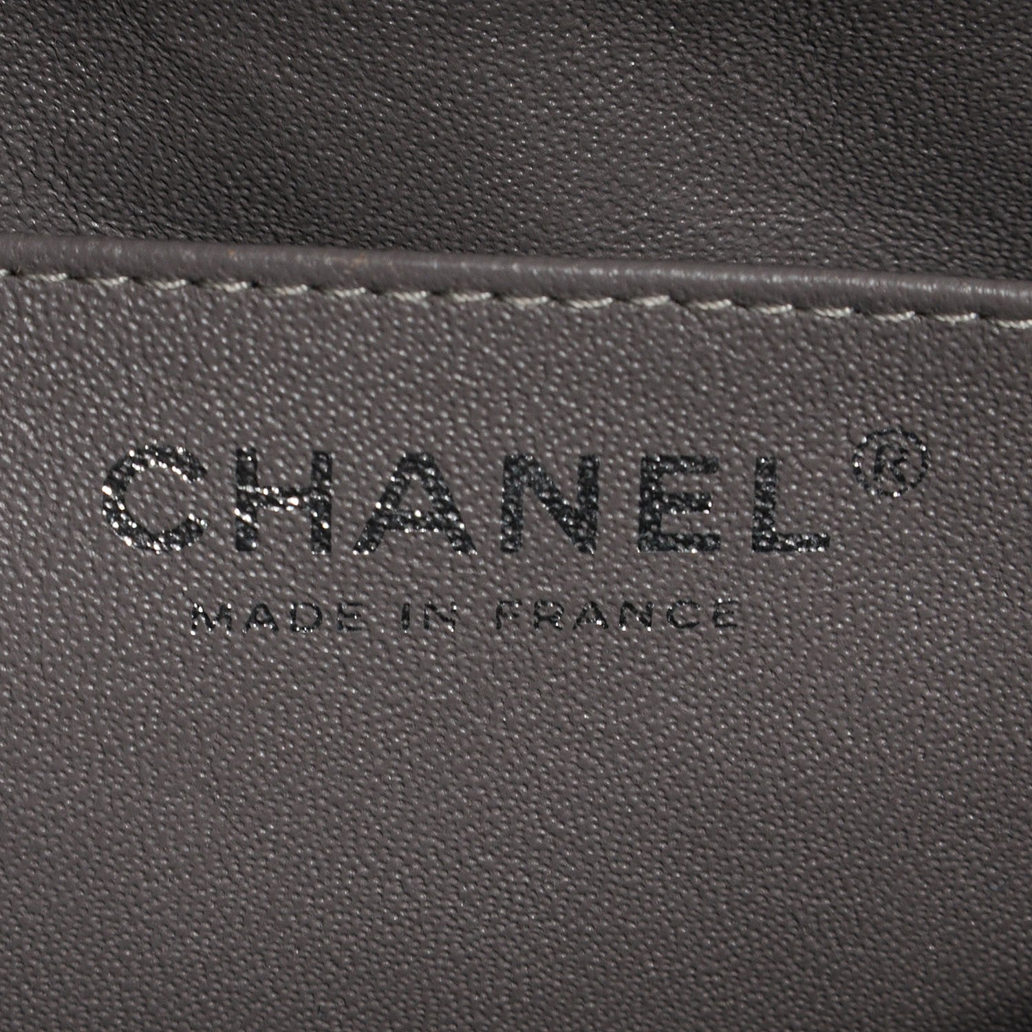 Chanel Caviar Quilted Jumbo Single Flap Grey 7 of 8