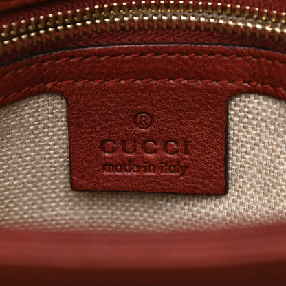 Gucci Monogram Medium Marrakech Flap Messenger Bag Red 6 of 13