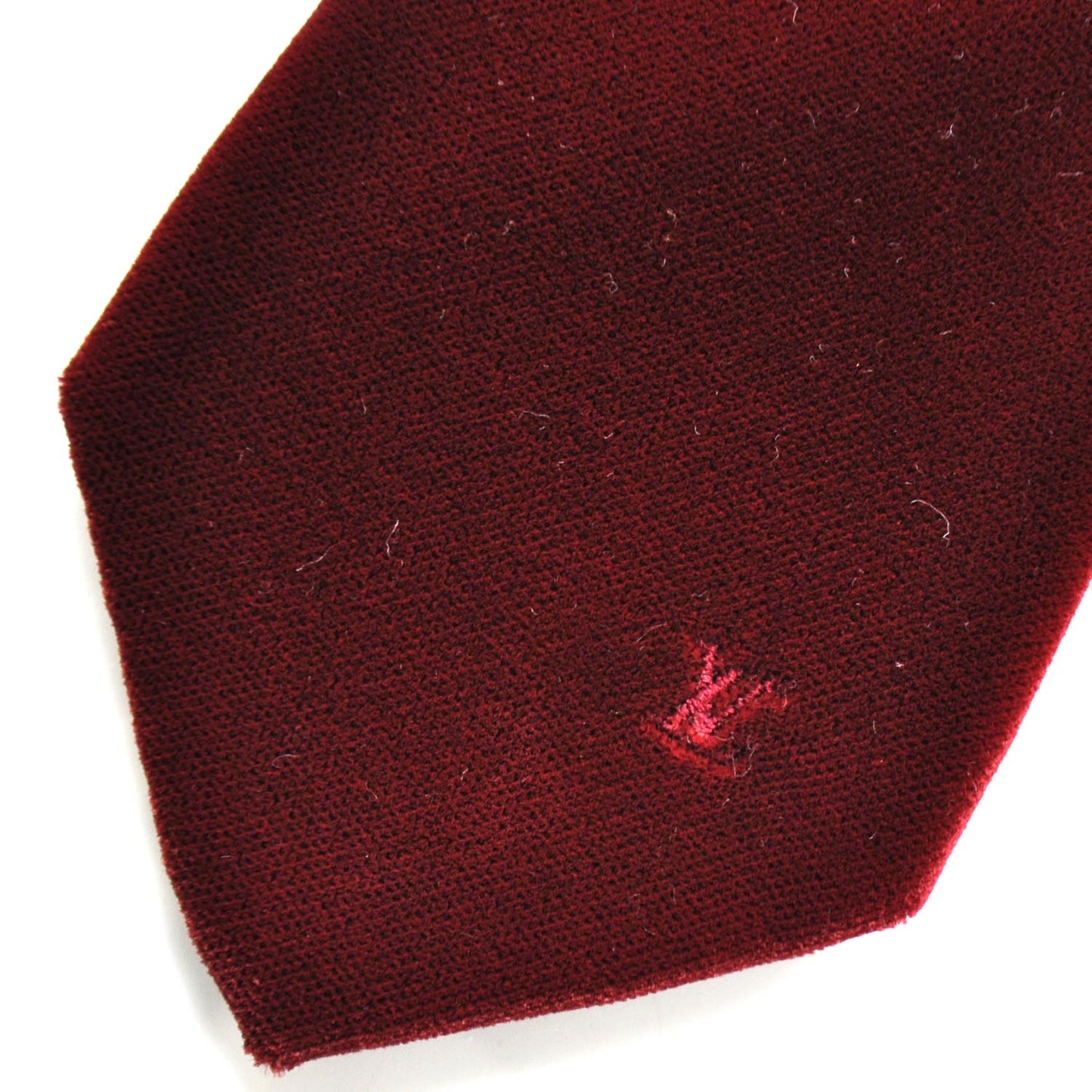 Mens Velvet Tie Bordeaux