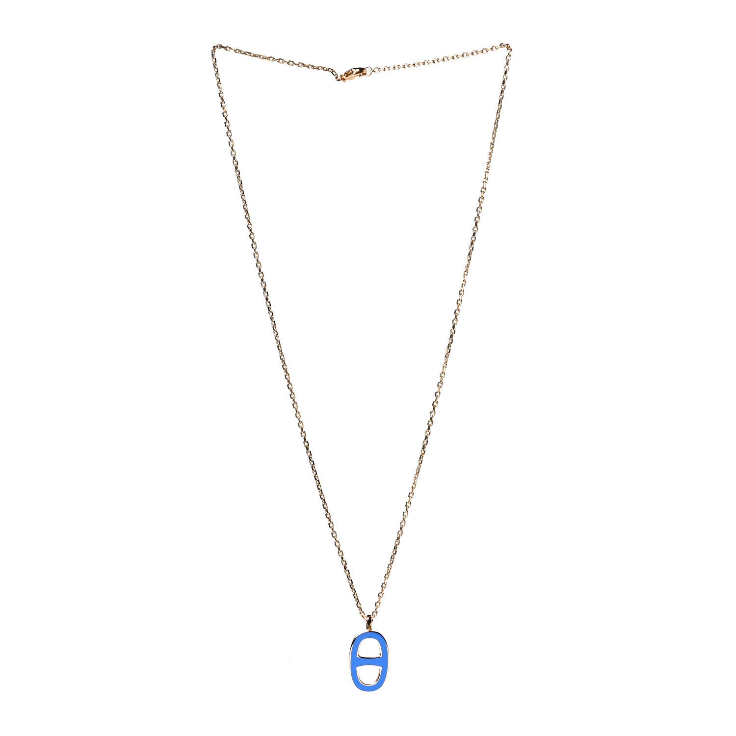 Hermes Laquered Iliade Pendant Necklace 2 of 3