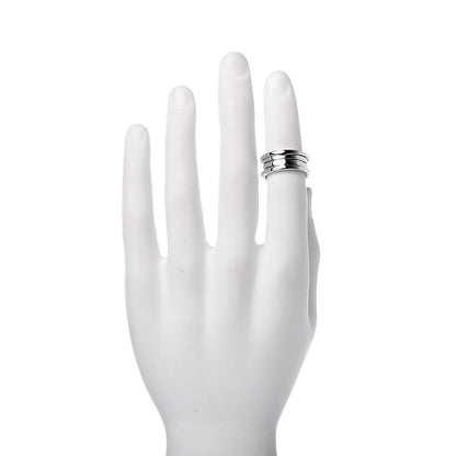 Bulgari 18K White Gold B.Zero1 Three-Band Ring 56 7.5 2 of 6