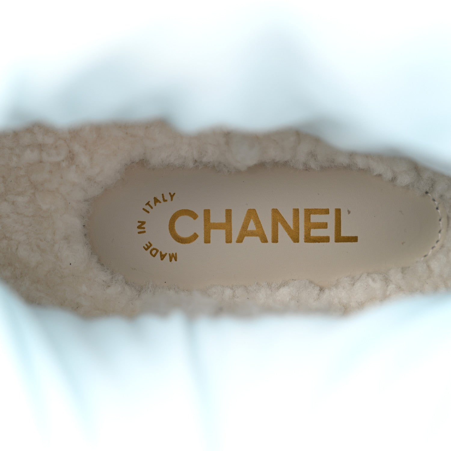 Chanel Suede Nylon Lace Up Snow Boots 38 Grey Blue 7 of 8