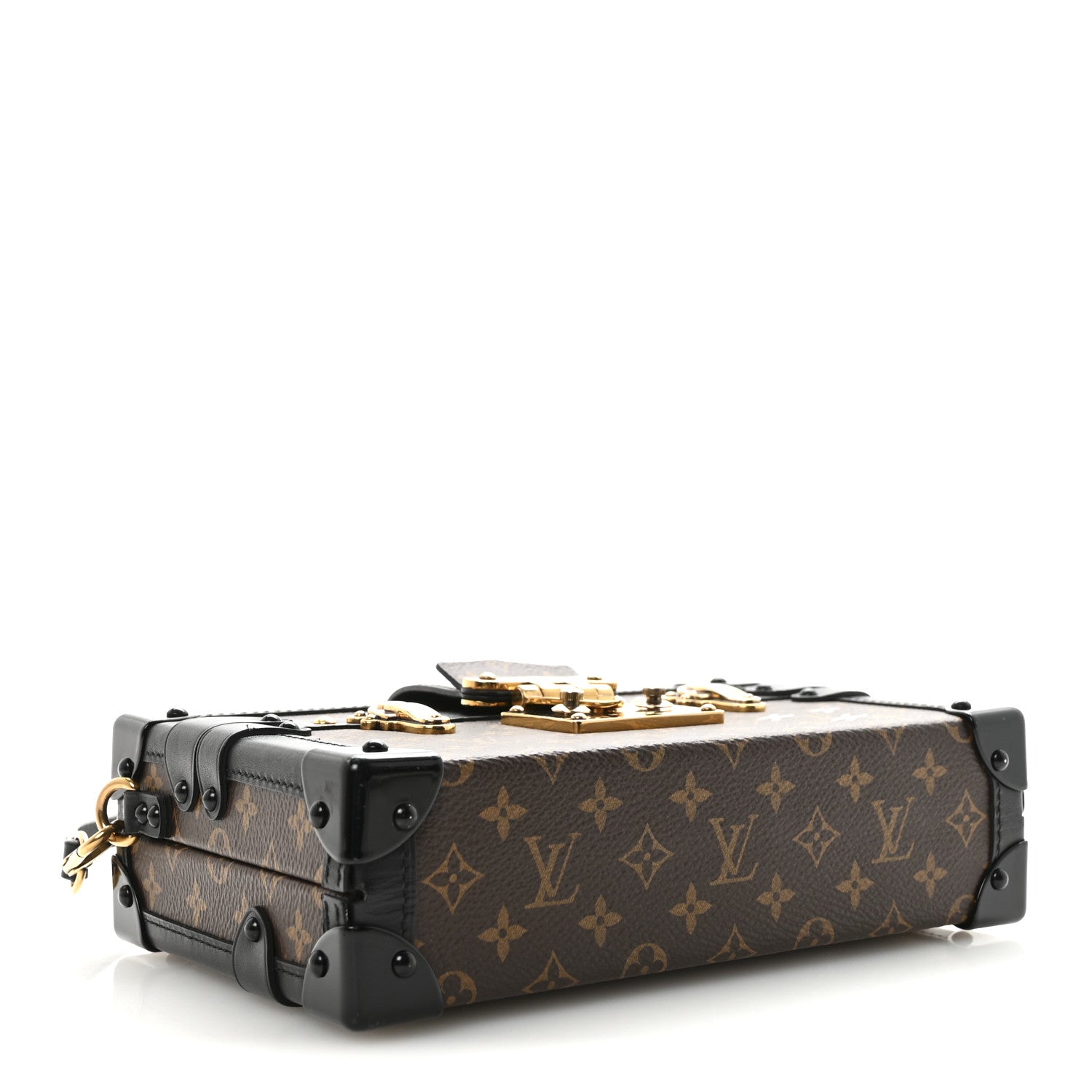 Louis Vuitton Monogram Petite Malle Black 4 of 9