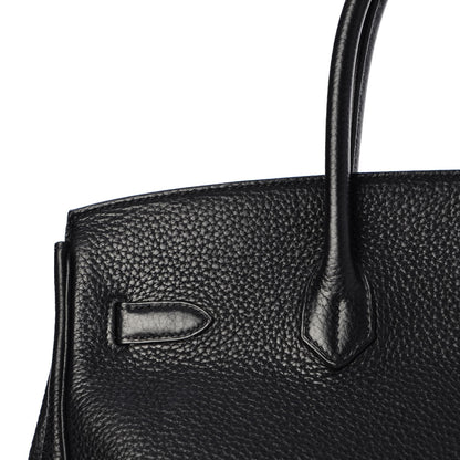 Hermes Taurillon Clemence Birkin 35 Black 29 of 36