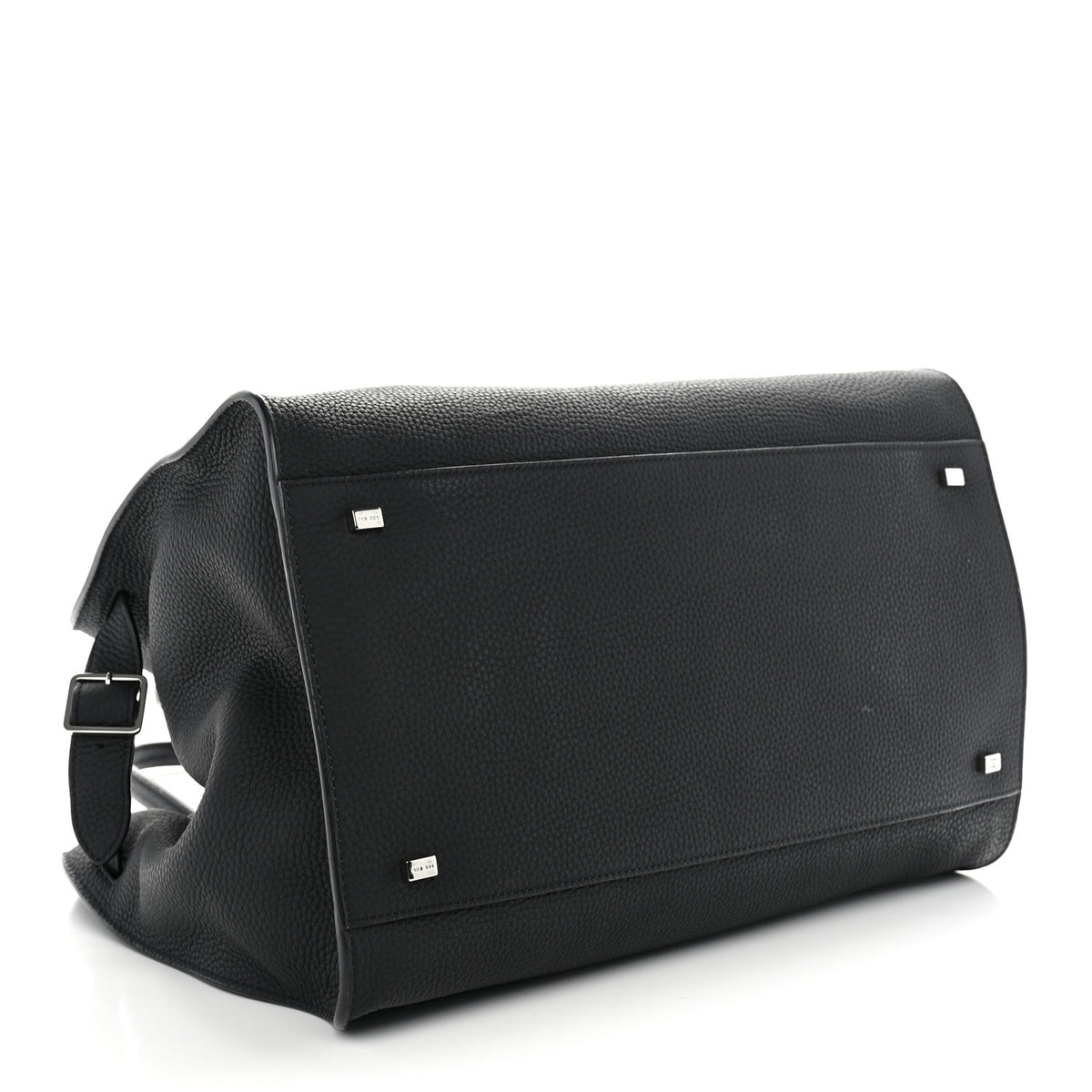 Matte Grained Calfskin Soft Margaux 15 Black