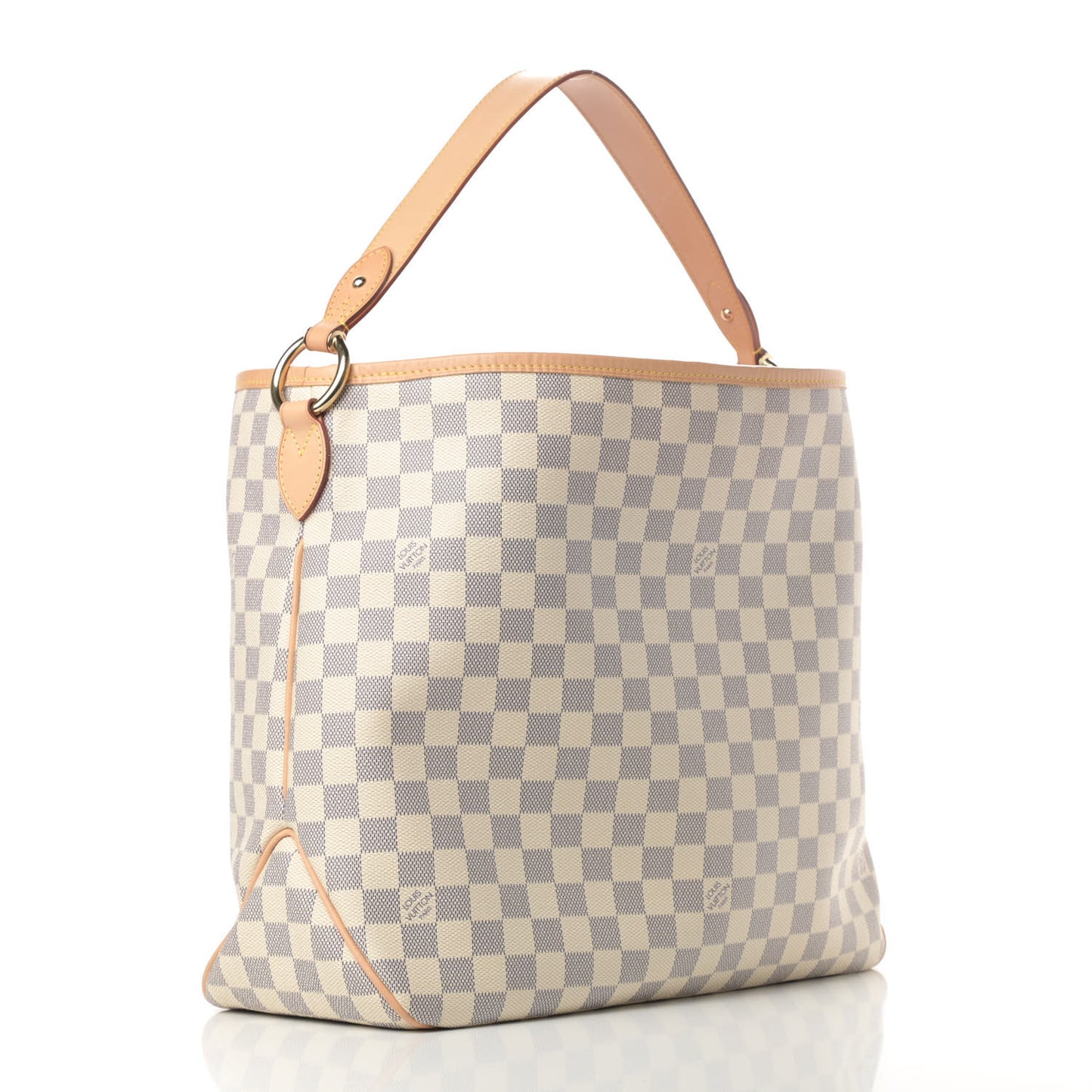 Damier Azur Delightful MM Rose Ballerine