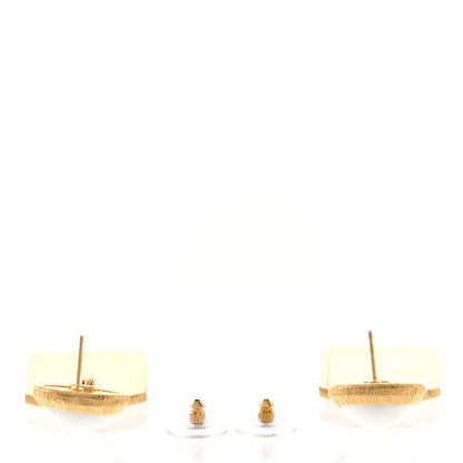 Chanel Pearl CC Tags Drop Earrings Gold 3 of 5