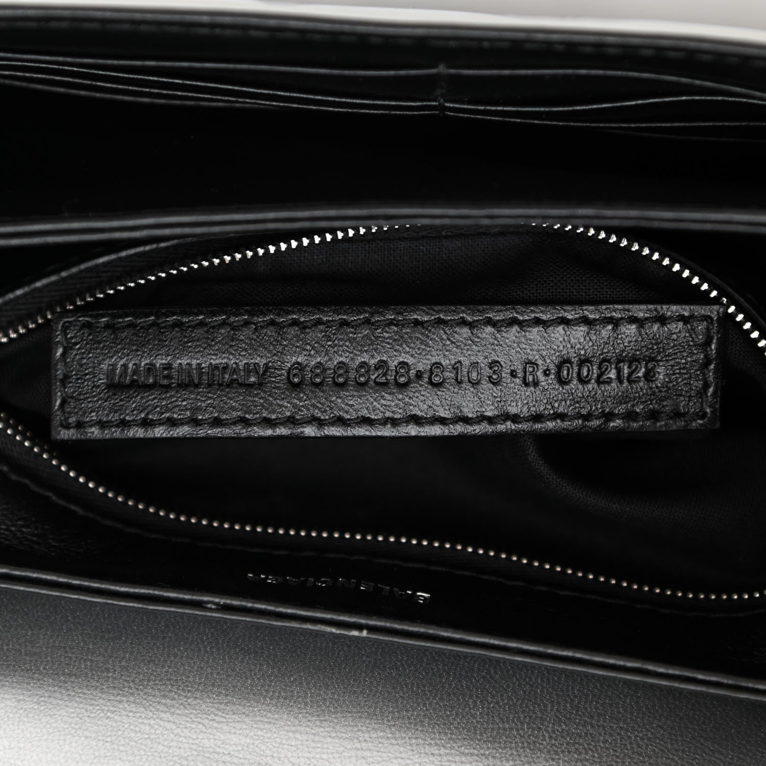 Balenciaga Nappa Allover License BB Monogram Embossed Small Triplet Bag Silver 7 of 9
