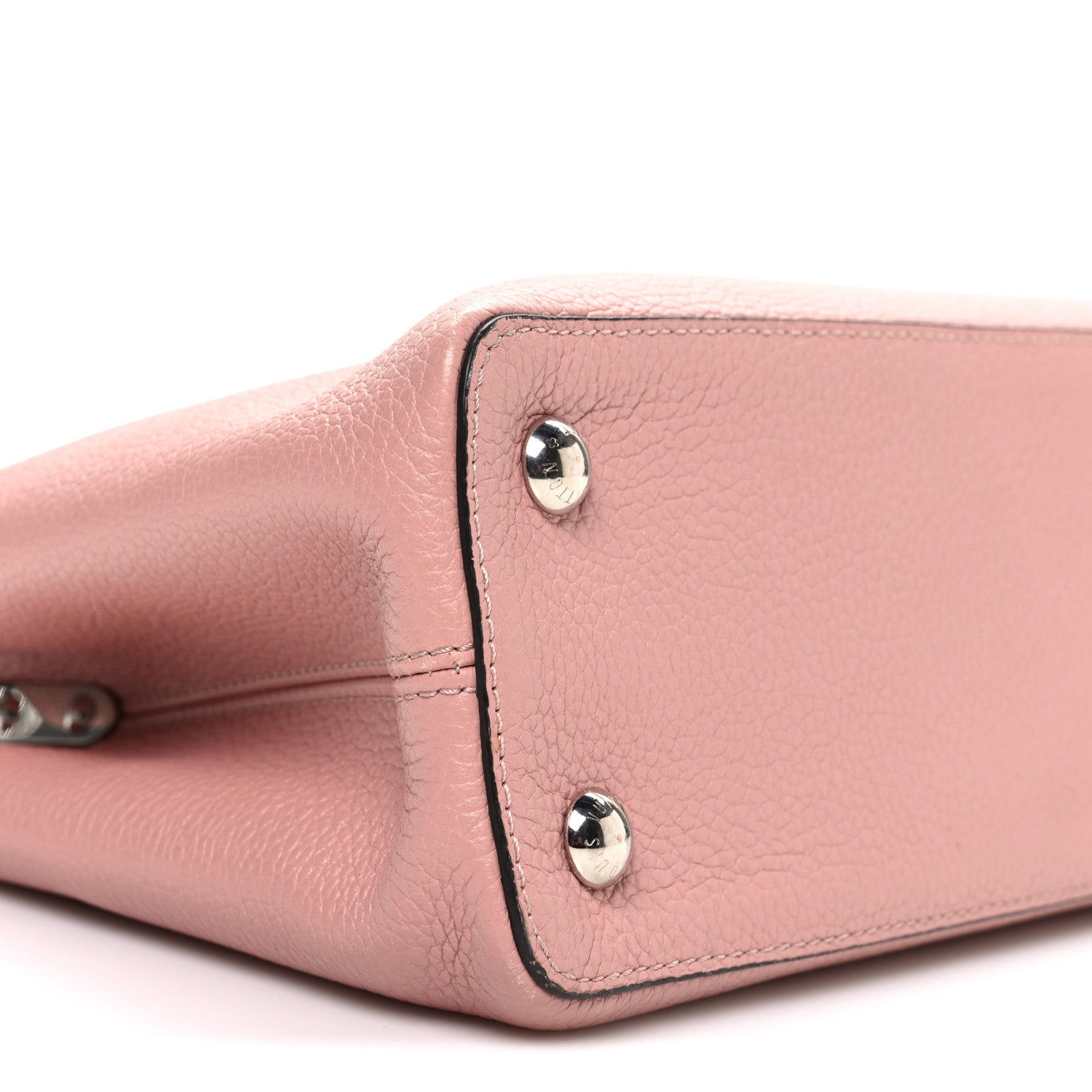 Louis Vuitton Taurillon Capucines PM Magnolia 9 of 10