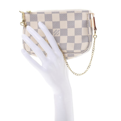 Louis Vuitton Damier Azur Mini Pochette Accessories 2 of 8