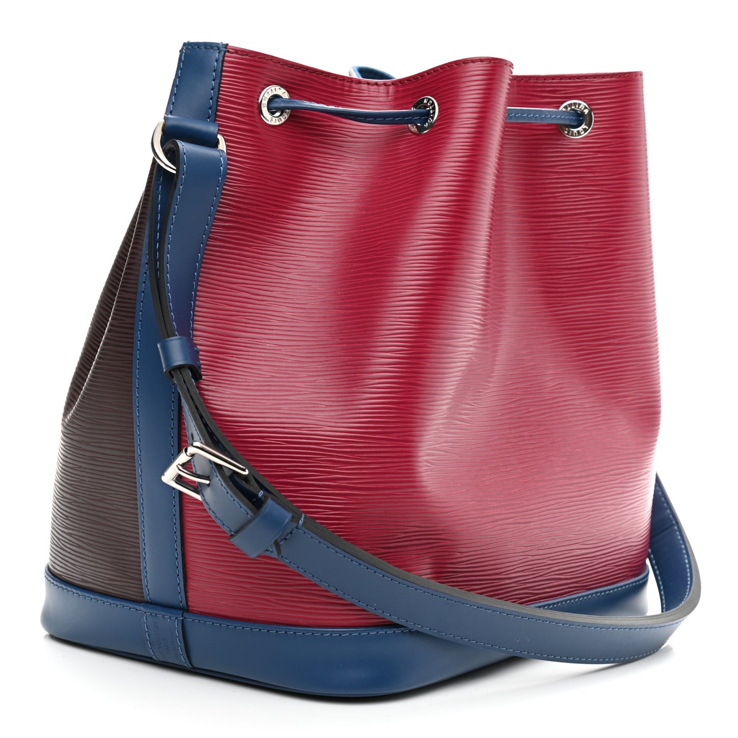 Epi Tri-Color Petit Noe NM Quetsche Fuchsia Saphir