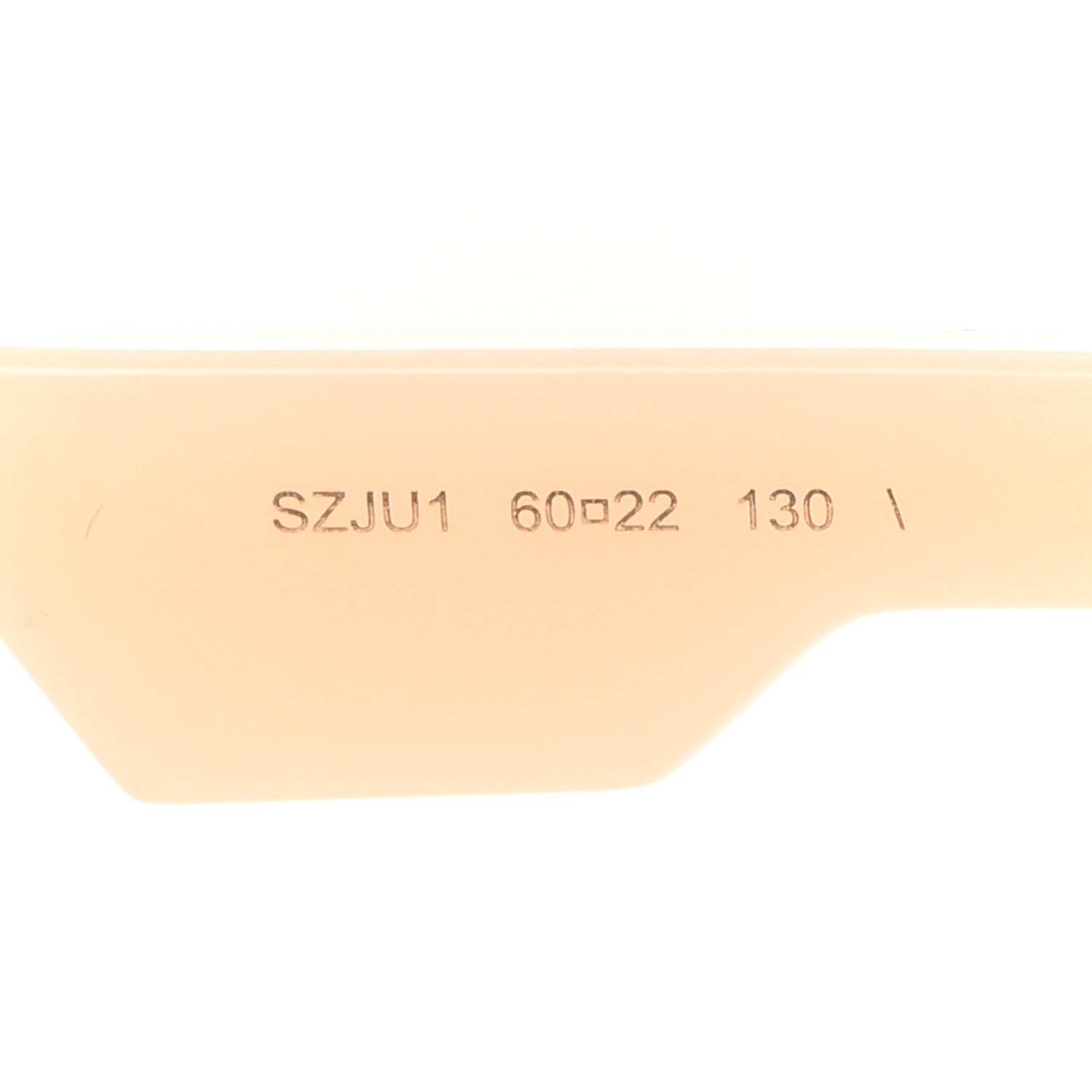 Christian Dior Acetate DiorSo Light 1 Shield Sunglasses Ivory 7 of 9