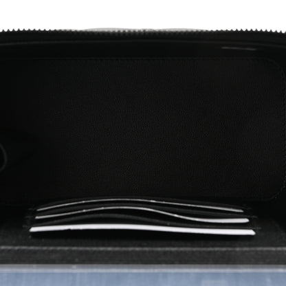 Chanel Lambskin Quilted Small Top Handle Vanity Case With Chain So Black 5 of 11