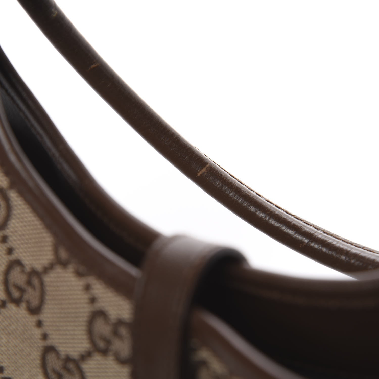 Gucci Monogram Small Bardot Bag Dark Brown 9 of 15
