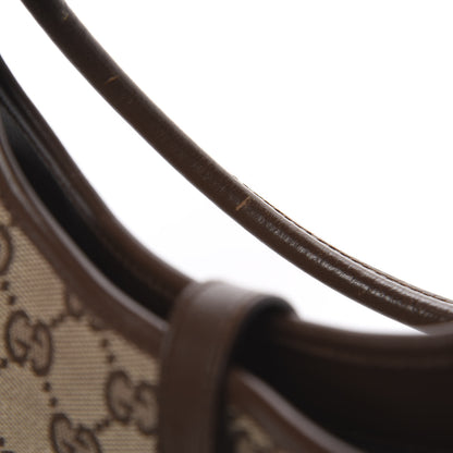 Gucci Monogram Small Bardot Bag Dark Brown 9 of 15