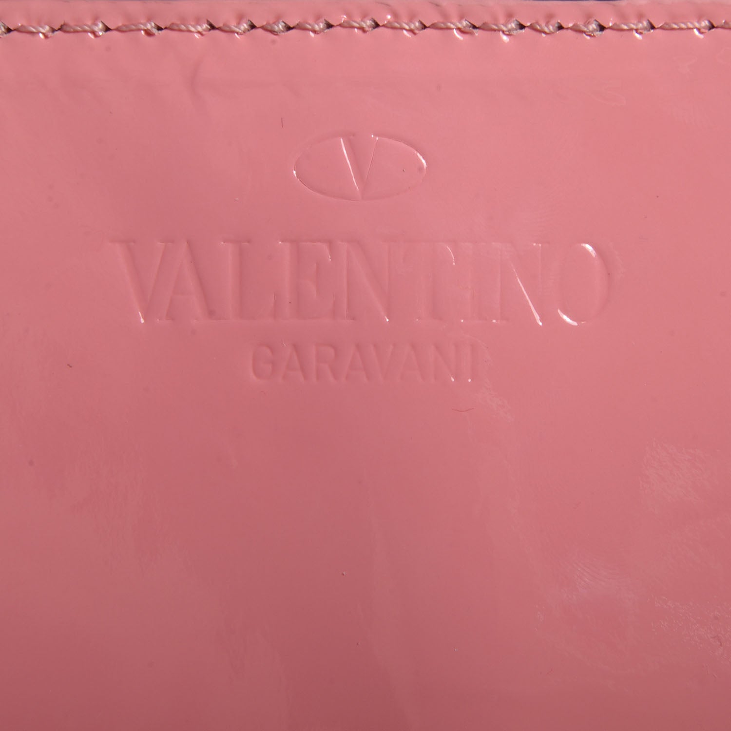 Valentino Garavani Patent Lacca Nappa Medium Aphrodite Bow Satchel Pink Beige 8 of 8