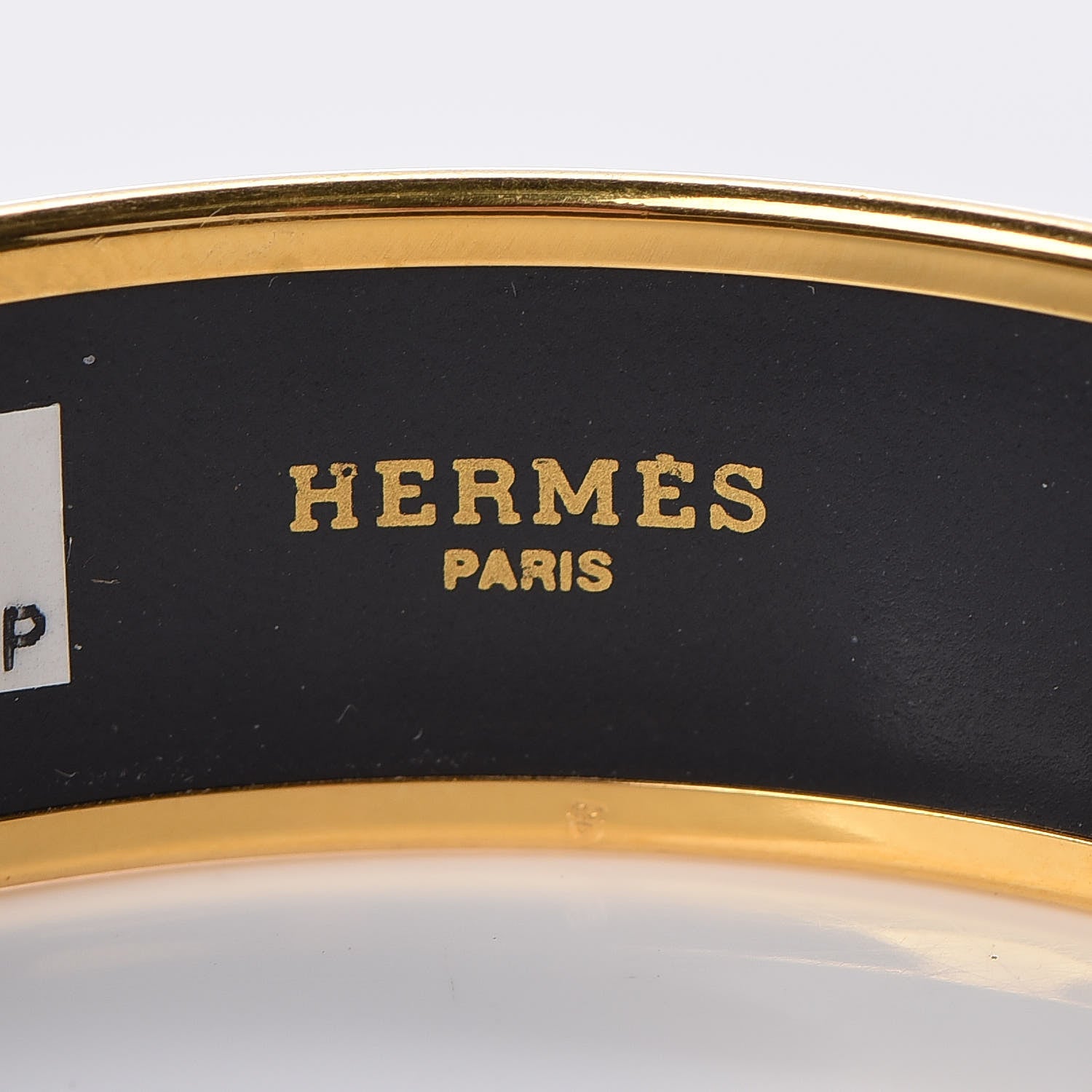 Hermes Enamel Printed Wide Tohu Bohu Bracelet 65 4 of 5