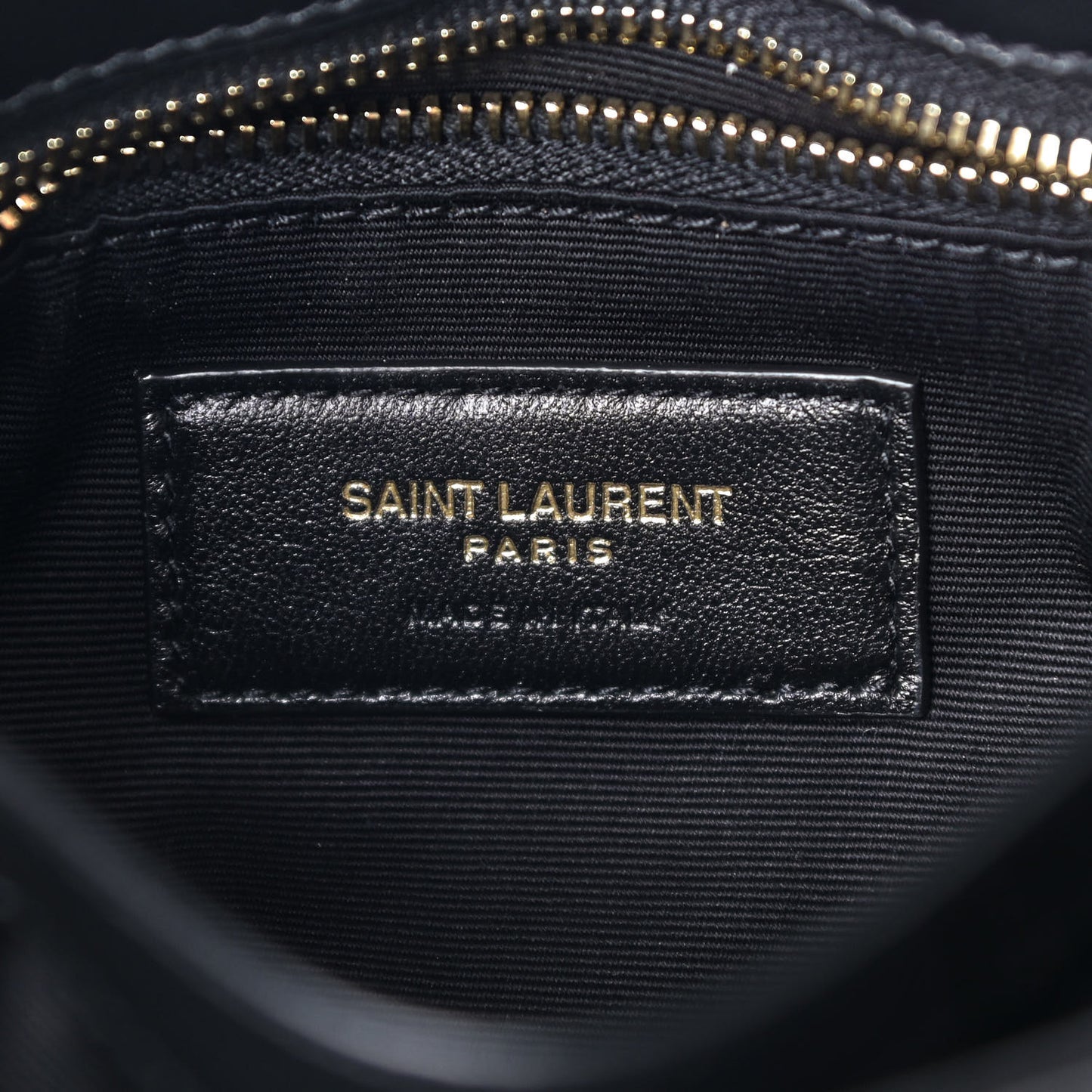 Calfskin Y Quilted Monogram Toy Loulou Crossbody Bag Black