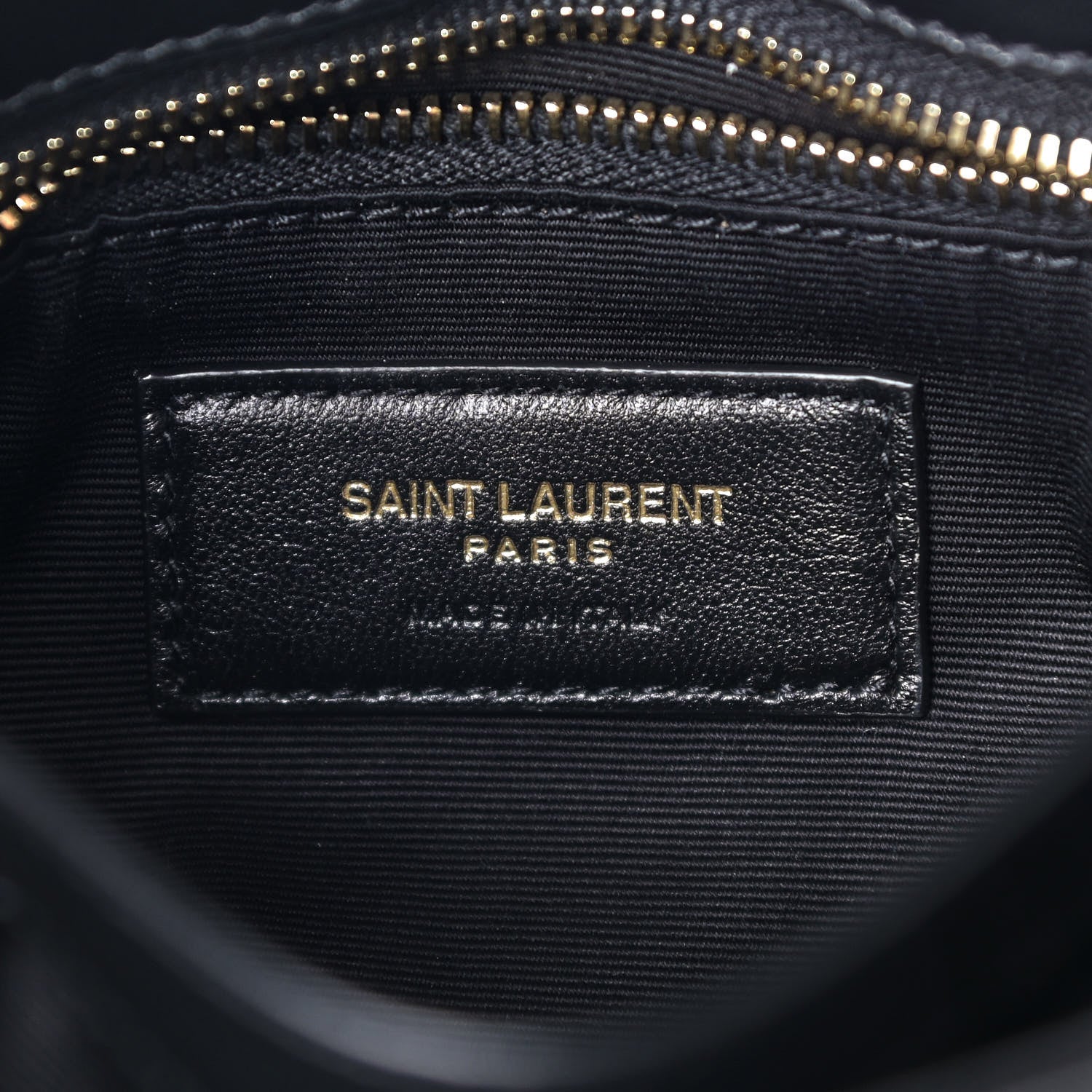 Saint Laurent Calfskin Y Quilted Monogram Toy Loulou Crossbody Bag Black 5 of 8