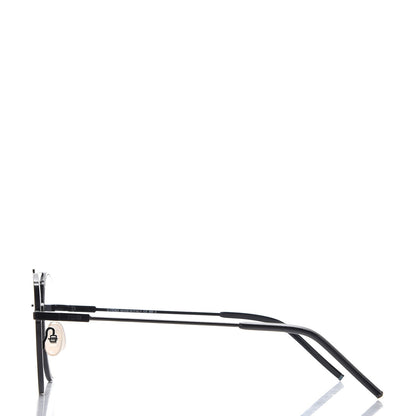 Fendi Metal Round Aviator Sunglasses FF0221/S Black 3 of 8