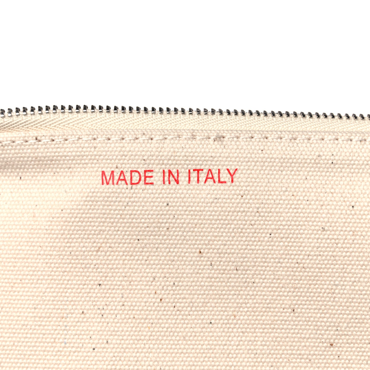 Textile Small Made In Tote Natural Red