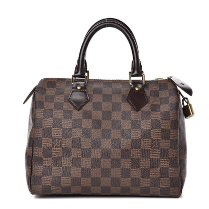 Louis Vuitton Damier Ebene Speedy 25 1 of 15