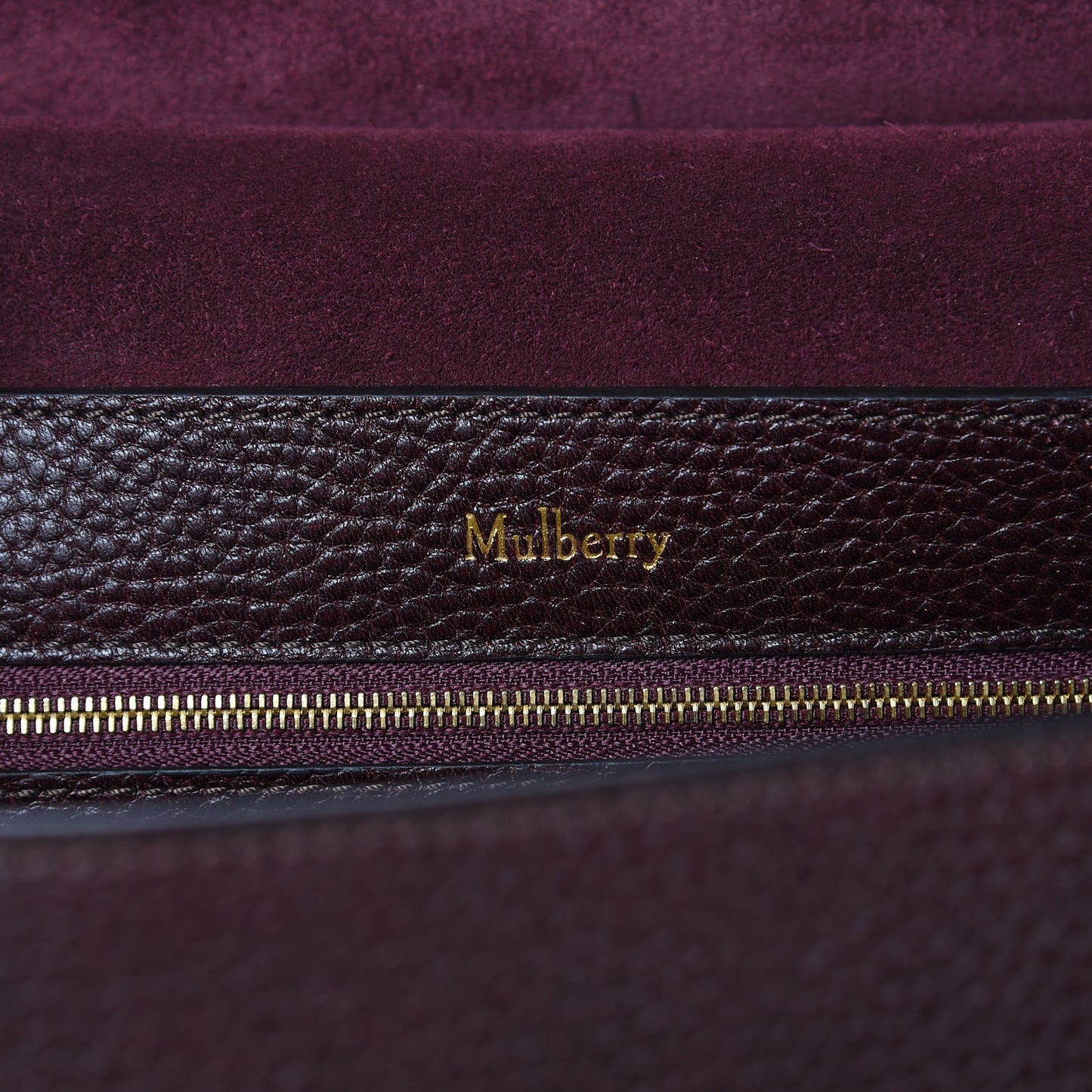 Natural Grain Leather Amberley Satchel Oxblood