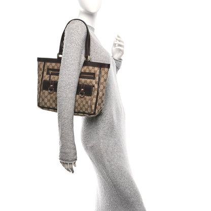 Gucci Monogram Abbey D Ring Tote Dark Brown 3 of 11