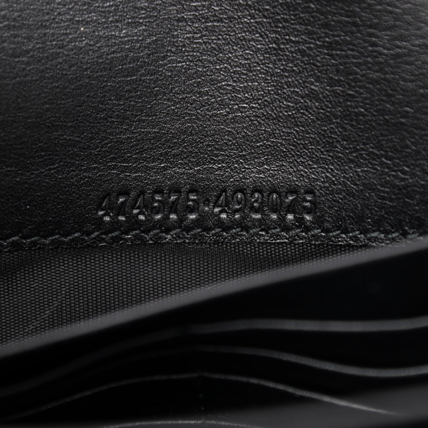 Gucci Calfskin Matelasse GG Marmont Chain Wallet Black 7 of 11