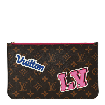 Louis Vuitton Monogram World Tour Neverfull MM GM Pochette 1 of 12