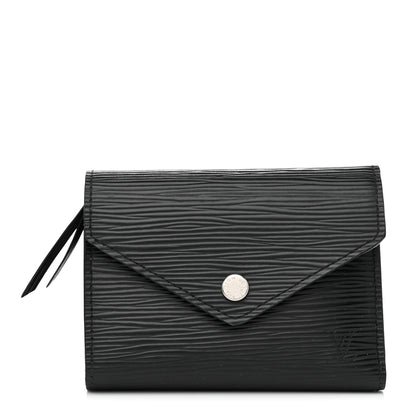 Louis Vuitton Epi Victorine Wallet Black 1 of 9