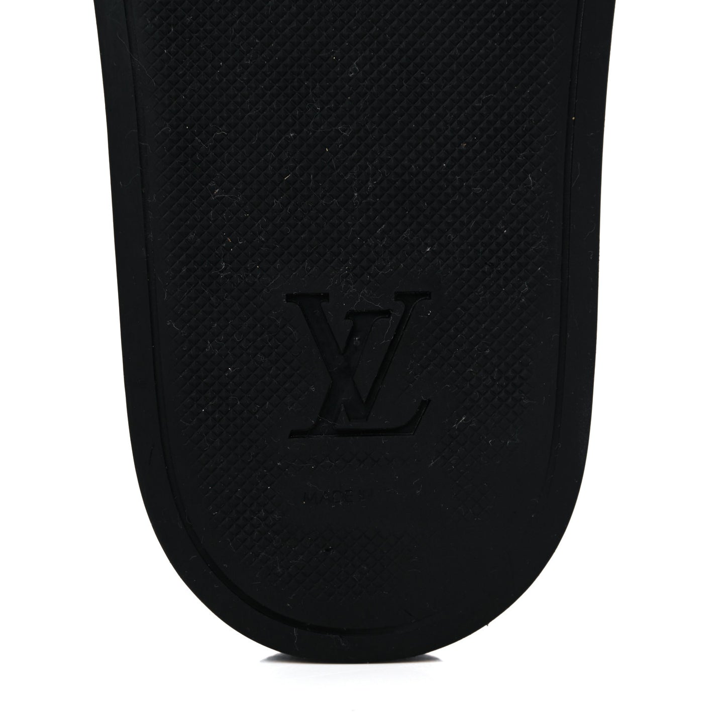 Rubber Monogram Mens Waterfront Mules 8.5 Macassar