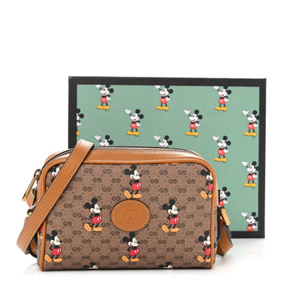 Gucci X DISNEY Mini Vintage GG Supreme Monogram Mickey Mouse Shoulder Bag Beige Vintage Sun Oil 11 of 11