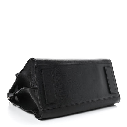 Saint Laurent Grained Calfskin Sac De Jour Souple Duffle 36H Asphalt Black 4 of 9