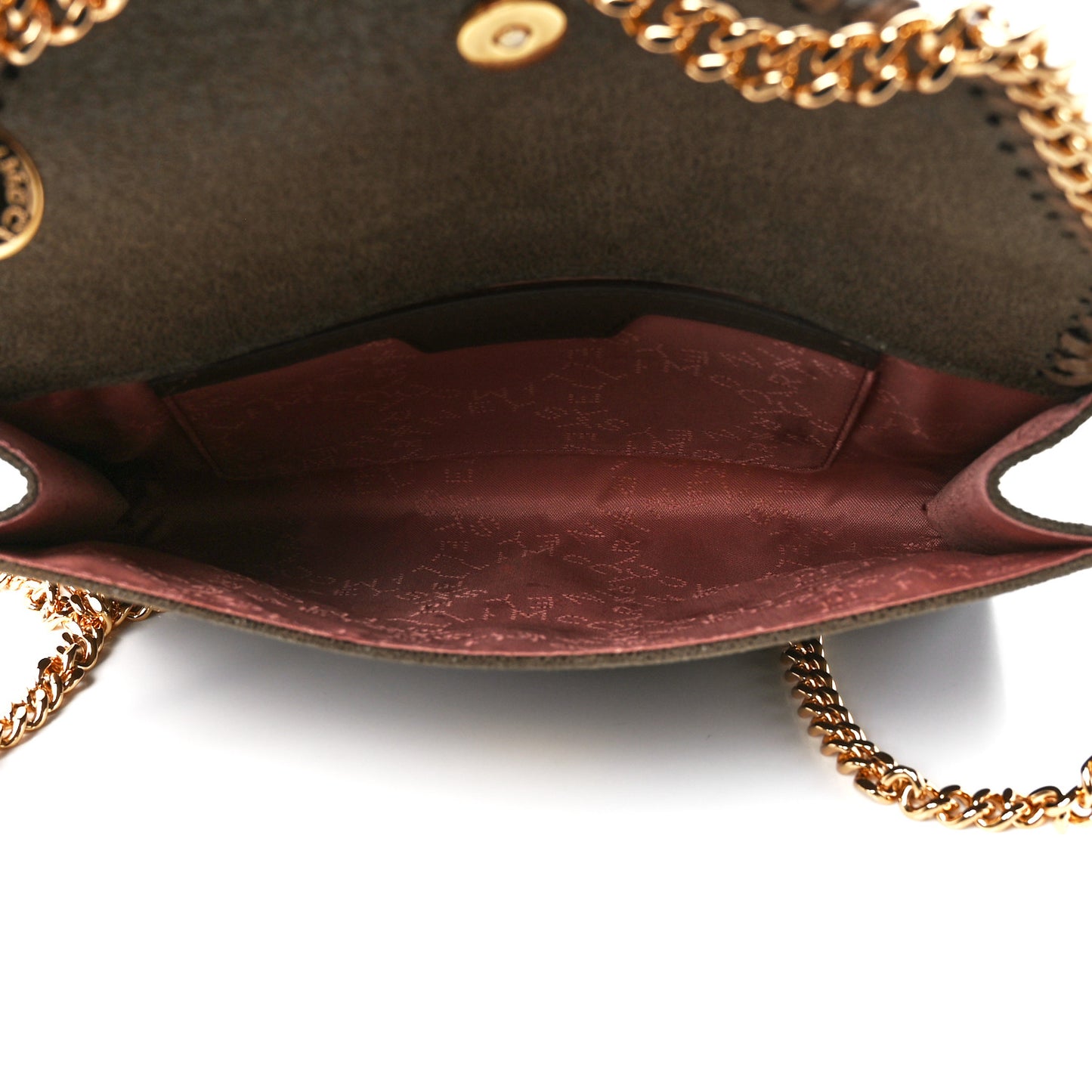 Shaggy Deer Mini Falabella Crossbody Bag Brown