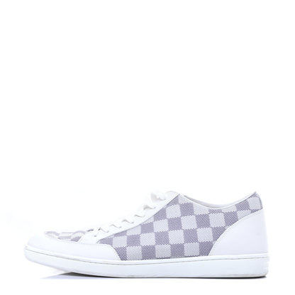 Louis Vuitton Damier Azur Mens Sneakers 8.5 White 1 of 10