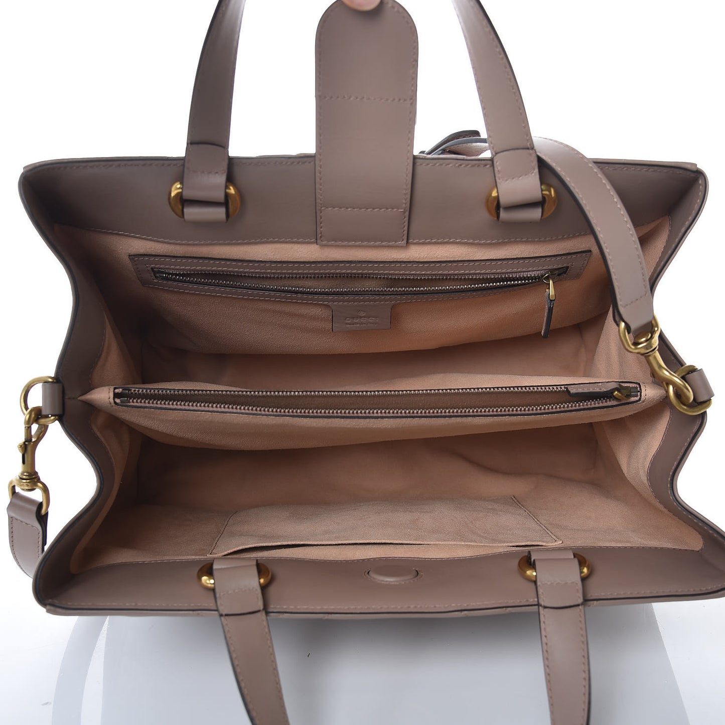Calfskin Matelasse Medium GG Marmont Tote Porcelain Rose