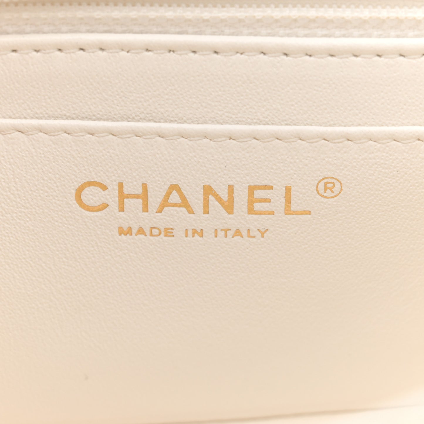 Aged Calfskin Quilted 2.55 Reissue Mini Flap White