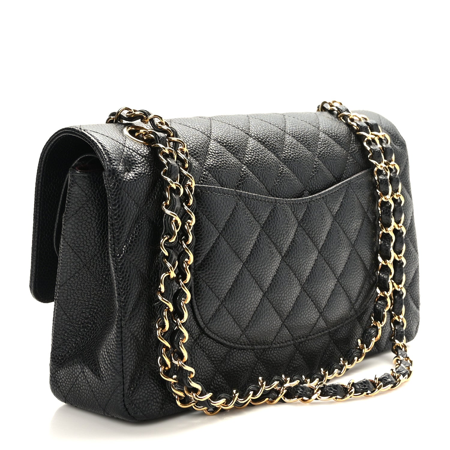Chanel Caviar Quilted Medium Double Flap Black 3 of 10