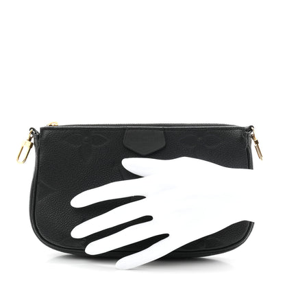Louis Vuitton Empreinte Monogram Giant Multi Pochette Accessories Small Pochette Black 2 of 6