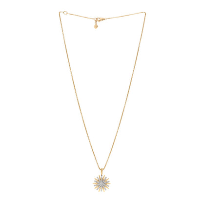 David Yurman 18K Yellow Gold Diamond Starburst Constellation Necklace 3 of 4