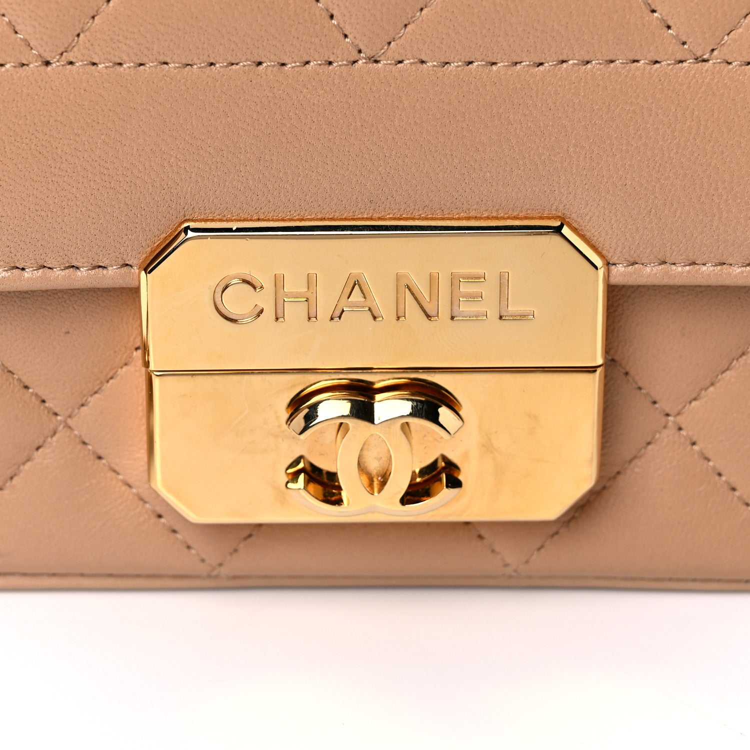 Chanel Lambskin Mini Chic With Me Flap Beige 8 of 12
