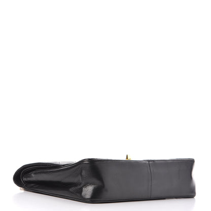 Chanel Lambskin Quilted Medium Double Flap Black 5 of 19